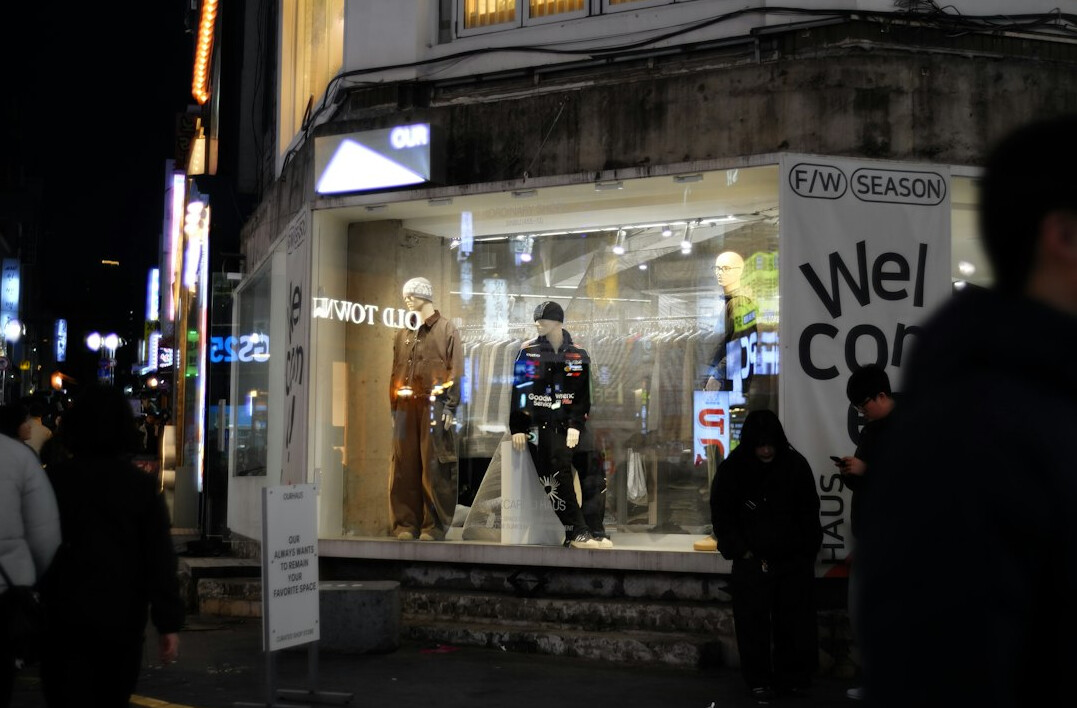 security guard in clothing store